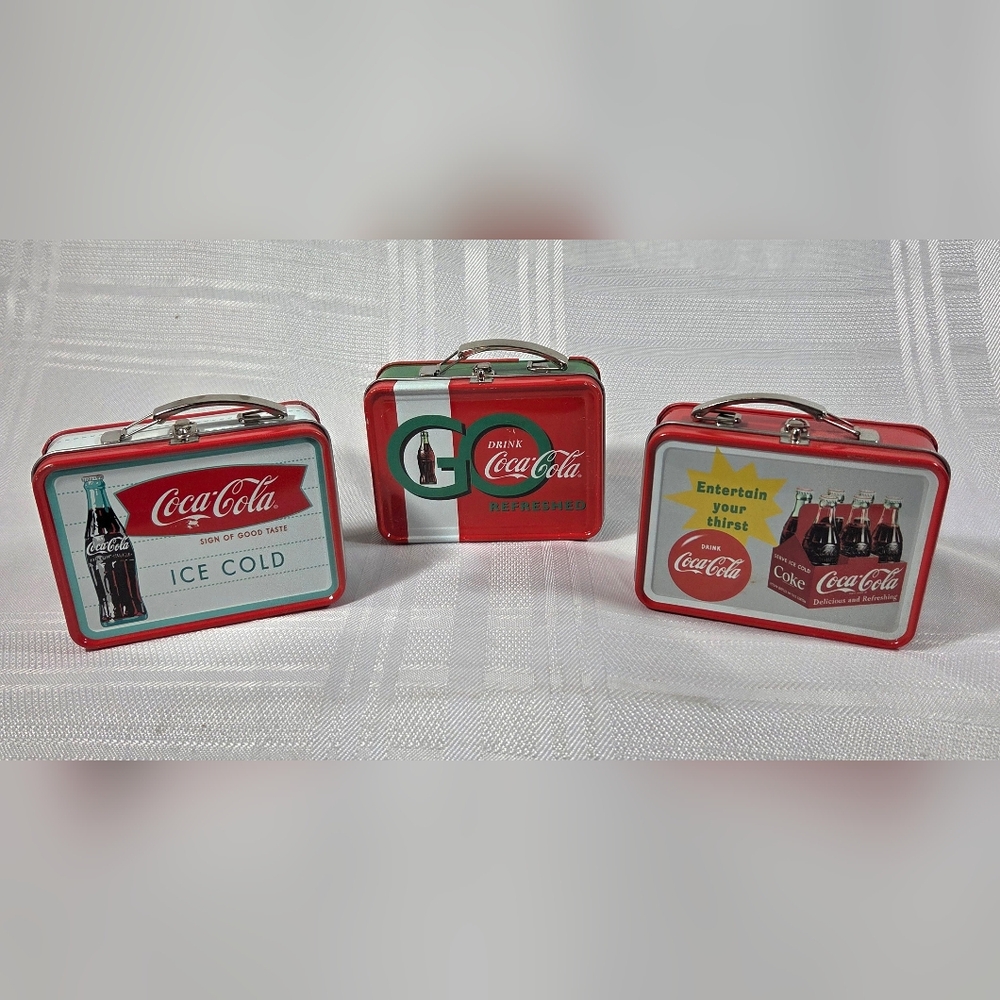 Coca-Cola Red Mini Lunch Tins